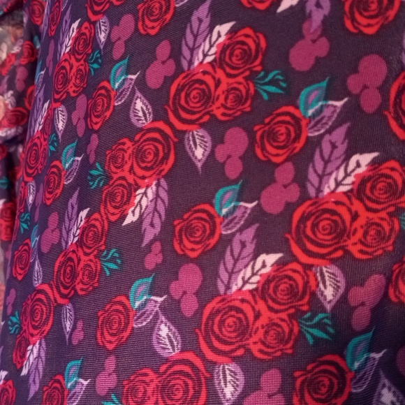 LuLaRoe Purple Floral Maxi Skirt - Picture 8 of 9